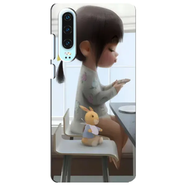 Чехол с рисунком «Девочка с игрушкой» для Huawei P30
