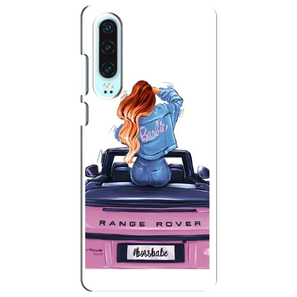 Чехол с рисунком «Девушка на машине» для Huawei P30 Чехол с рисунком «Девушка на машине» для Huawei P30