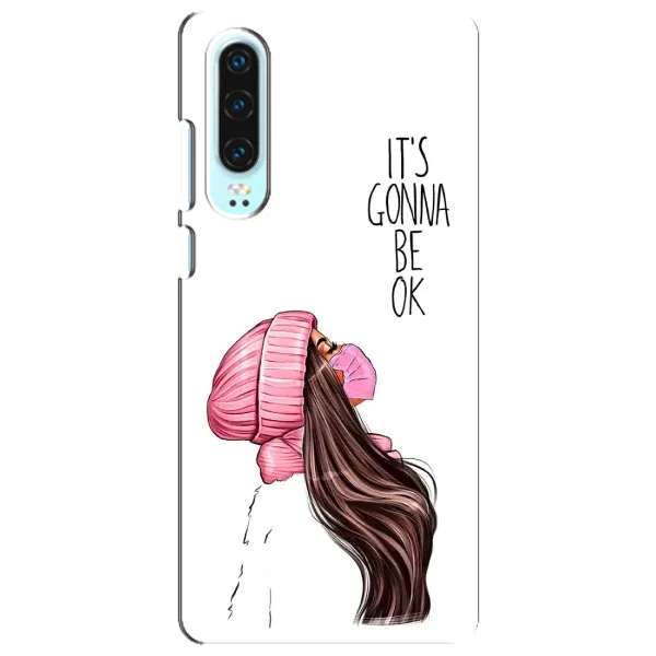 Чохол з малюнком «Дівчина в масці» для Huawei P30 Чохол з малюнком «Дівчина в масці» для Huawei P30