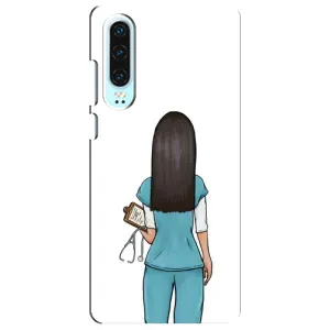 Силиконовый бампер (Работники) на Huawei P30 (Доктор)