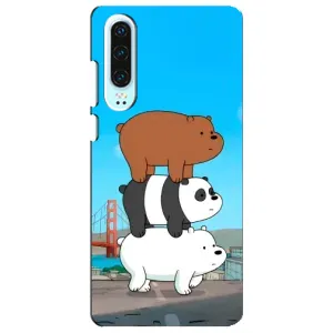 Чехлы с Пандами на Huawei P30 (Друзья)