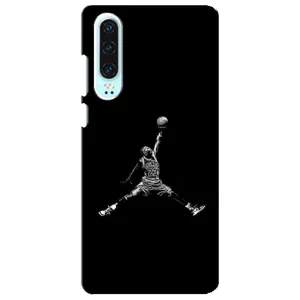Силиконовый Чехол Nike Air Jordan на Хуавей П30 (Джордан)