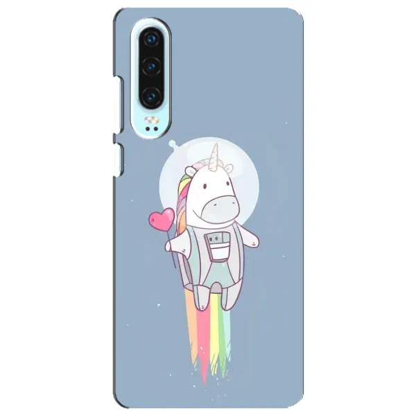 Чехол с рисунком «Единорог космонавт» для Huawei P30 Чехол с рисунком «Единорог космонавт» для Huawei P30