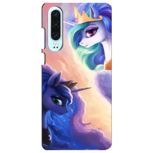 Чехол с рисунком «Единорожки на тучках» для Huawei P30 Чехол с рисунком «Единорожки на тучках» для Huawei P30