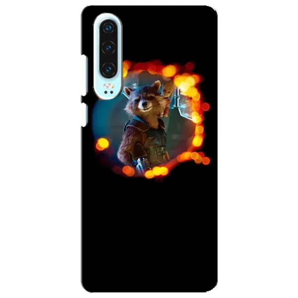 Чехол с рисунком «Енот Ракета» для Huawei P30