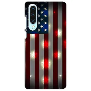 Чехол Флаг USA для Huawei P30 (Флаг США 2)