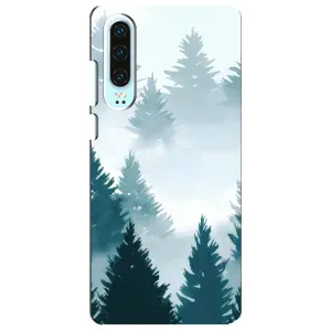 Летний Чехол на Huawei P30 (Горный лес)