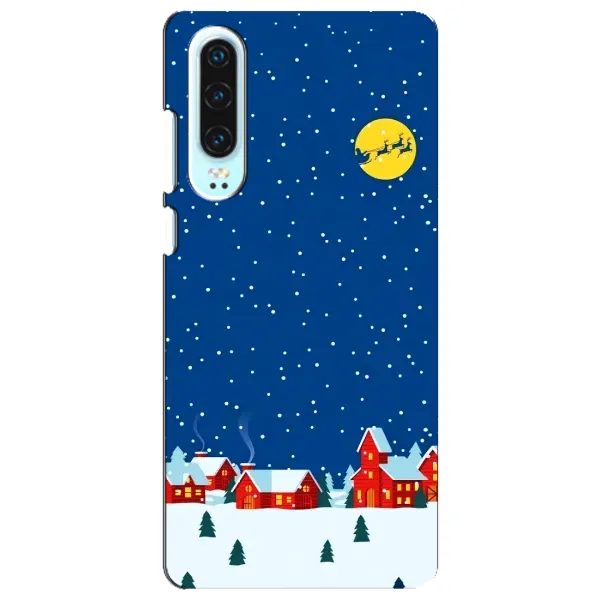 Чехол с рисунком «Город в снегу» для Huawei P30 Чехол с рисунком «Город в снегу» для Huawei P30