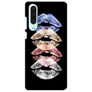 Чехол Стильные девушки на Huawei P30 (Губы)