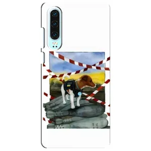 Чехол с принтом Собаки Патрон для Huawei P30 (Храбрый Патрон)