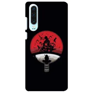 Чехлы с картинкой Итачи Учиха на Huawei P30 (Итачи на черном)