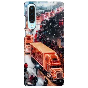 Чехлы на Новый Год Huawei P30 (Кока Кола)