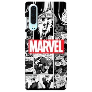 Силиконовый Чехол для Huawei P30 (Комикс Марвел)