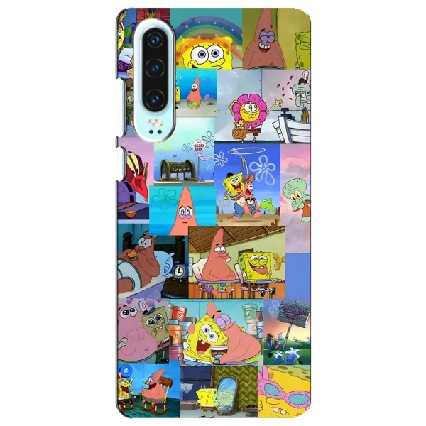 Чехол с рисунком «Комиксы Спанч Боб» для Huawei P30 Чехол с рисунком «Комиксы Спанч Боб» для Huawei P30