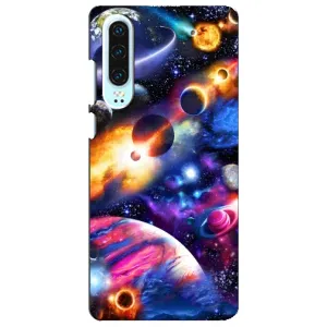 Чехлы КОСМОС для Huawei P30 (Космический мир)