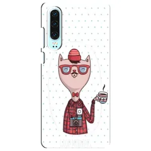 Чехол на тематику: Коты для Huawei P30 (Кот аристократ)