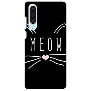 Бампер с изображением Котиков для Хуавей П30 (КОТИК MEOW)