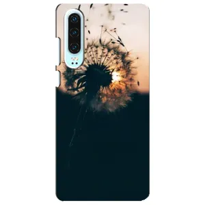 Силиконовый Чехол с одуванчиками на Huawei P30 (Красивый одуванчик)