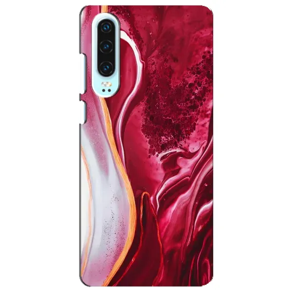 Чехол с рисунком «Красный мрамор» для Huawei P30 Чехол с рисунком «Красный мрамор» для Huawei P30