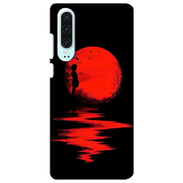 Чехол с рисунком «Красный Закат» для Huawei P30 Чехол с рисунком «Красный Закат» для Huawei P30