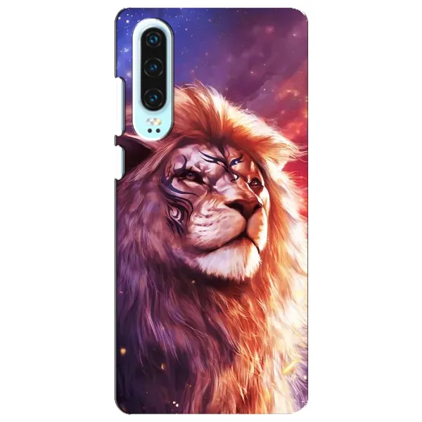 Чехол с рисунком «Красочный ЛЕВ» для Huawei P30