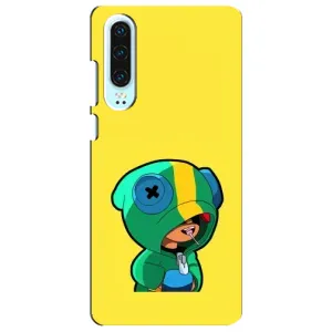 Чехол Бравл Старс для Huawei P30 (Леон (LEON))