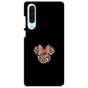 Чехол с леопардовым принтом на Huawei P30 (Леопардовая Минни)