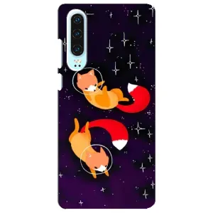 Чехол с Лисичкой для Huawei P30 (Лисы)