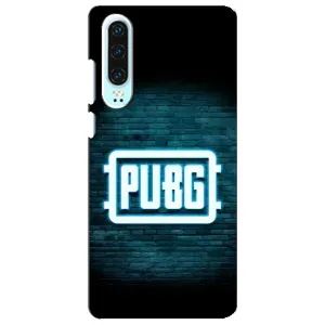 Чехол (TPU) с картинкой "Лого Пабг" на Хуавей П30 (Лого PUBG)