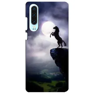 Чехлы с изображением разных животных для Huawei P30 (Лошадь)