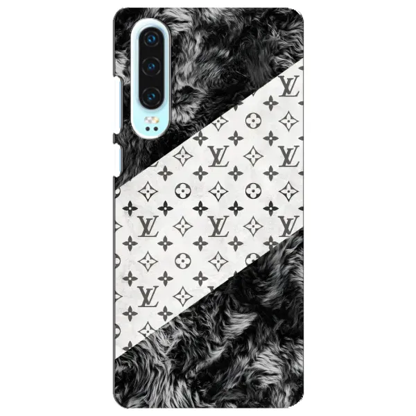 Чехол с рисунком «LV на белом» для Huawei P30 Чехол с рисунком «LV на белом» для Huawei P30