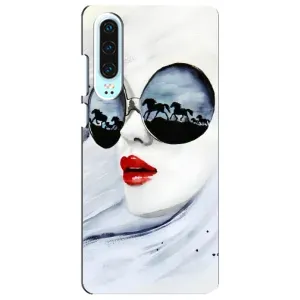 Чехол с картинкой Модные Девчонки Huawei P30 (Любительница коней)