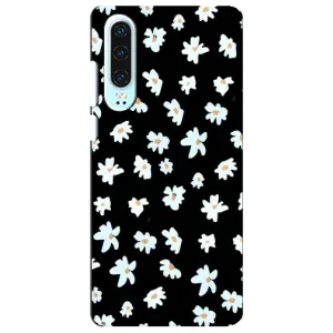 Чехол с ромашками на Huawei P30 (Маленькие ромашки)