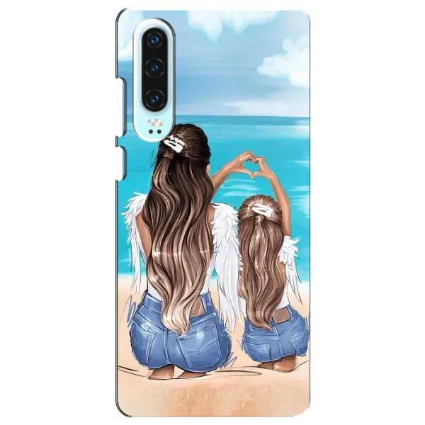 Чехол с рисунком «Мама и дочь» для Huawei P30 Чехол с рисунком «Мама и дочь» для Huawei P30
