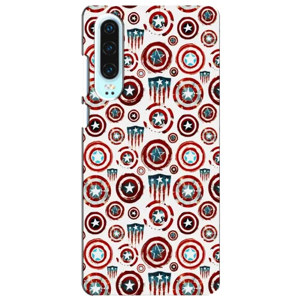 Чехол с рисунком «Марвел щиты» для Huawei P30 Чехол с рисунком «Марвел щиты» для Huawei P30
