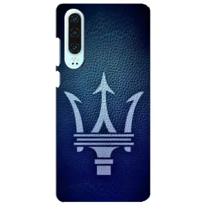 Чехлы с тематикой "Крутые машины" на Huawei P30 (Лого Maserati)