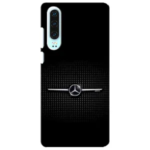 Силиконовый бампер с картинкой машины на Huawei P30 (Mercedes)