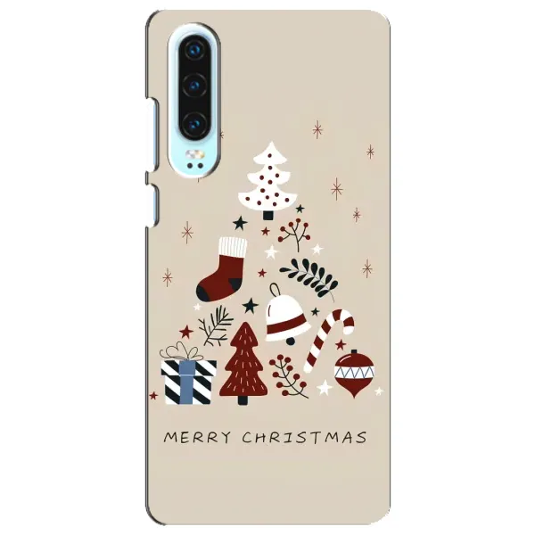 Чехол с рисунком «Merry Christmas» для Huawei P30 Чехол с рисунком «Merry Christmas» для Huawei P30