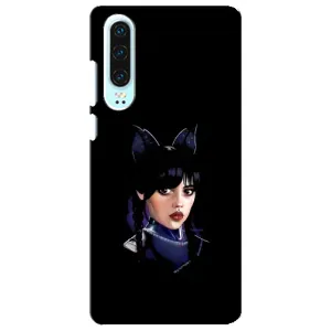 Чехлы с принтом Уэнсдей на Huawei P30 (Милая Уэнсдей)