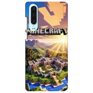 Чехол майнкрафт для Huawei P30 (MINECRAFT)