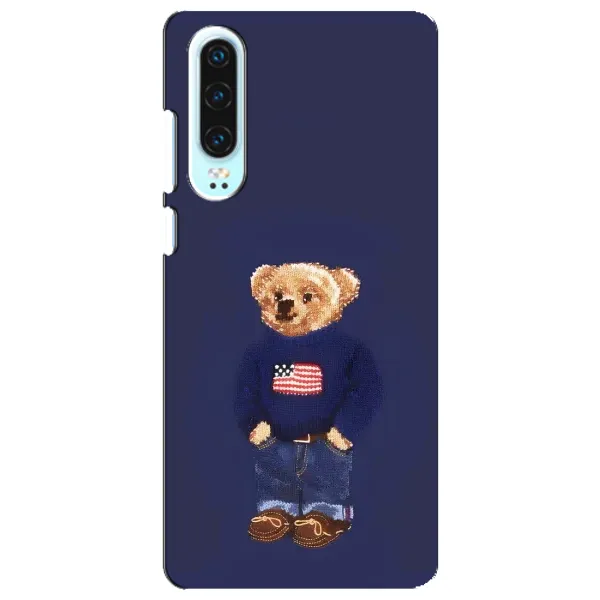 Чехол с рисунком «Мишка USA» для Huawei P30