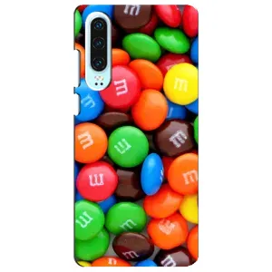 Чехол с изображением  вкусной еды для Huawei P30 (Разноцветные M&M'S)