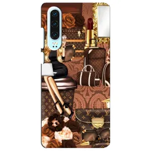 Чехол Стиль Louis Vuitton на Huawei P30 (Мода Луи Виттон)