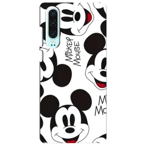 Чехлы с принтом Микки Маус на Huawei P30 (Мордочка Маус)