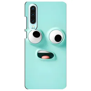 Силиконовые Чехлы (смешные стикеры) для Huawei P30 (Забавное мятное лицо)