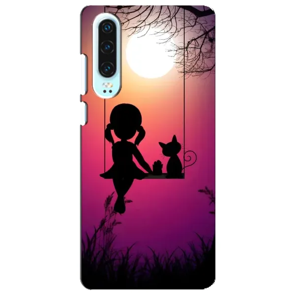 Чехол с рисунком «На качели» для Huawei P30