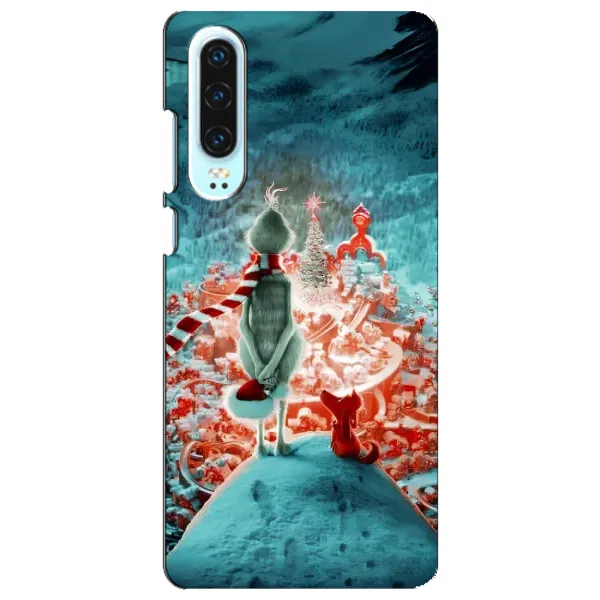 Чехол с рисунком «Новогодний Гринч» для Huawei P30 Чехол с рисунком «Новогодний Гринч» для Huawei P30