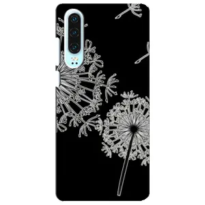 Силиконовый Чехол с одуванчиками на Huawei P30 (Одуванчики)