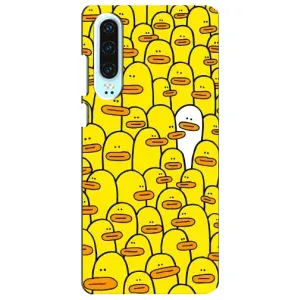 Силиконовый бампер с картинкой животных для Huawei P30 (Особенный)