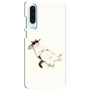 Чехол на тематику: Коты для Huawei P30 (Отдых)